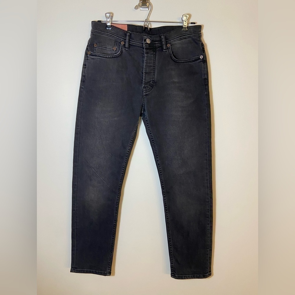 Acne Studios Blå Konst Stockholm Floragatan 13 High Rise Skinny Black 28x30